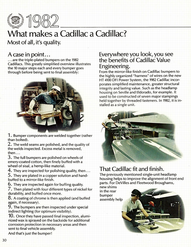 1982 Cadillac Prestige Brochure Page 14
